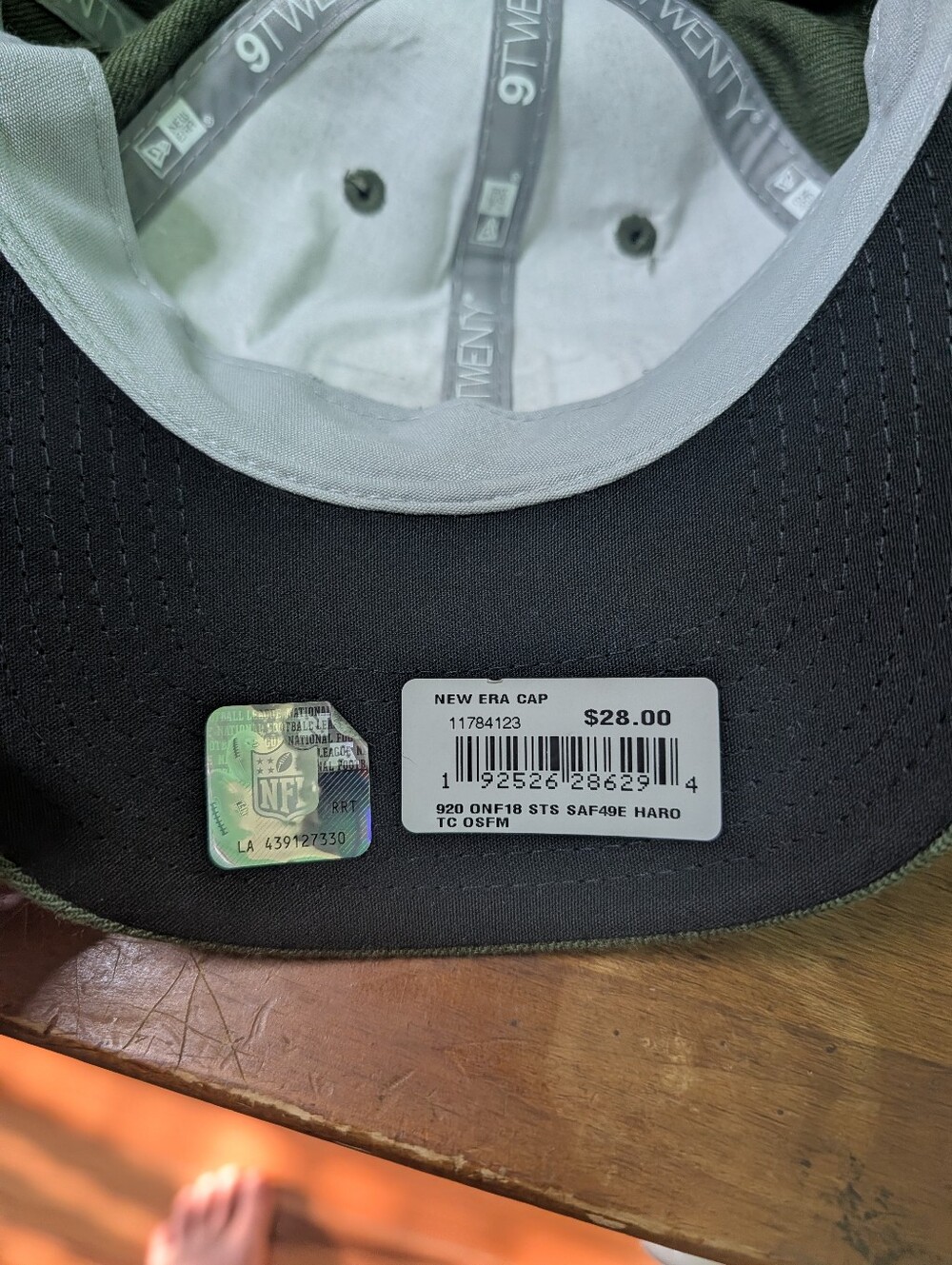 🏈New Era 49ers 9TWENTY Salute to Service Olive Hat NWT Unisex - Picture 7 of 11